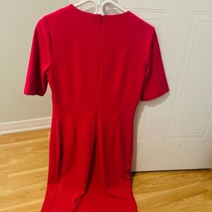 Calvin Klein Collection Red Midi Dress